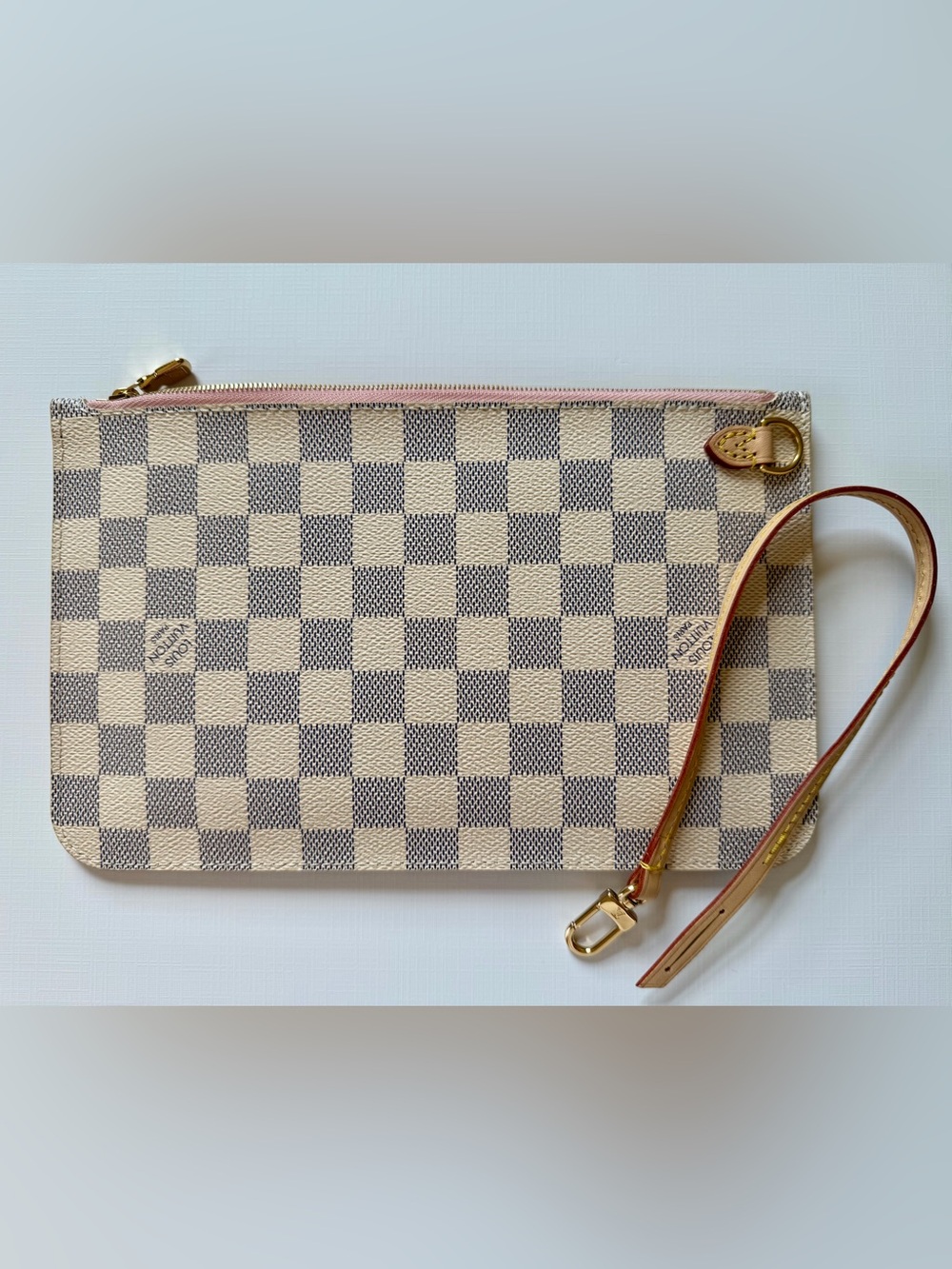 LV Azur neverfull mm/gm pouch